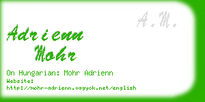 adrienn mohr business card